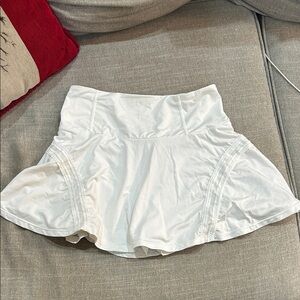 White Athletic tennis Skirt